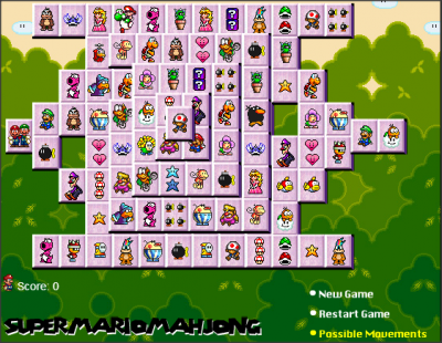 Super Mario Mahjong
