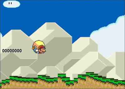 Super Mario World cape glide
