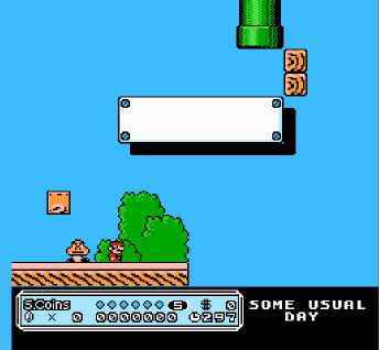   Mario in - Some Usual Day SMB3 PRG1 Hack (   ) 